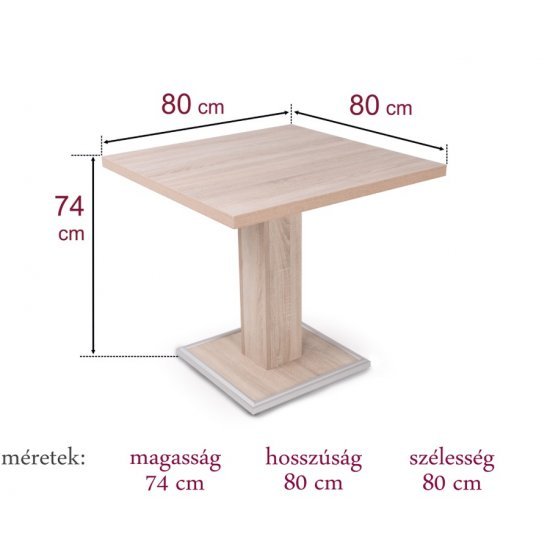 Coctail asztal 80 cm