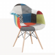TOBO Fotel, anyag patchwork/bükk 3  NEW