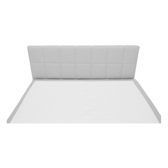 FERATA Boxspring típusú ágy 120x200, világosszürke KOMFORT