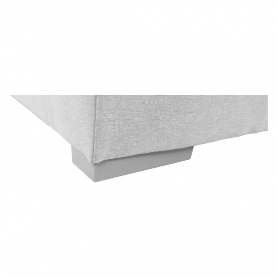 FERATA Boxspring típusú ágy 180x200, világosszürke KOMFORT