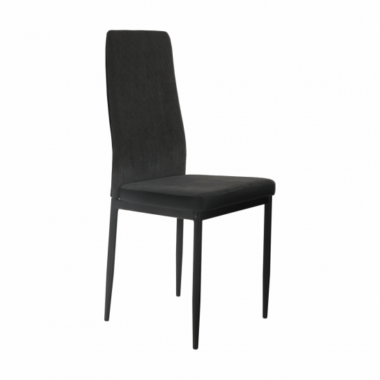 ENRA Étkező szék, sotétszürke/fekete