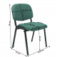 ISO Irodai szék, zöld  2 NEW