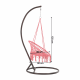 AMADO Függő szék, pamut+fém/rózsaszín 2 NEW