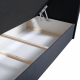 STAR Boxspring ágy, 140x200, szürke