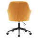 SORILA Irodai szék, Velvet szövet sárga/fekete NEW