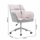 FELTON Irodai szék, Velvet szövet rózsaszín/szürke NEW
