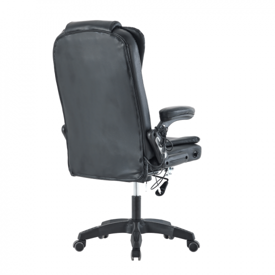 TYLER Irodai szék masszázs funkcióval, fekete NEW