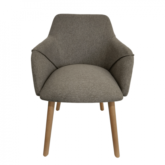PETRUS Design szék, barna/bükk