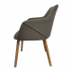 PETRUS Design szék, barna/bükk