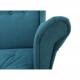 RUFINO Füles fotel, petróleum/bükk 3 NEW