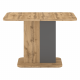 NETOX Kihúzható étkezőasztal, wotan tölgy/antracit, 110-145x68,6 cm