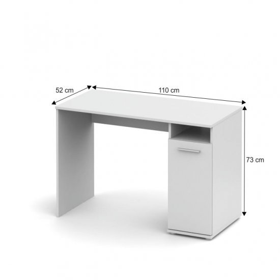 NOKO-SINGA PC asztal, fehér,   21
