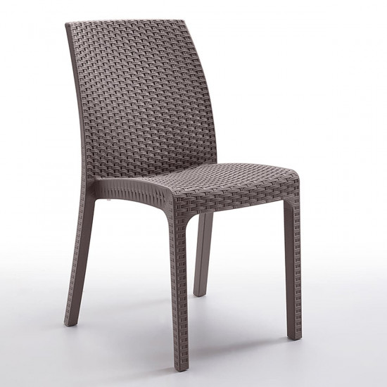Indiana karfás polyrattan szék graphite